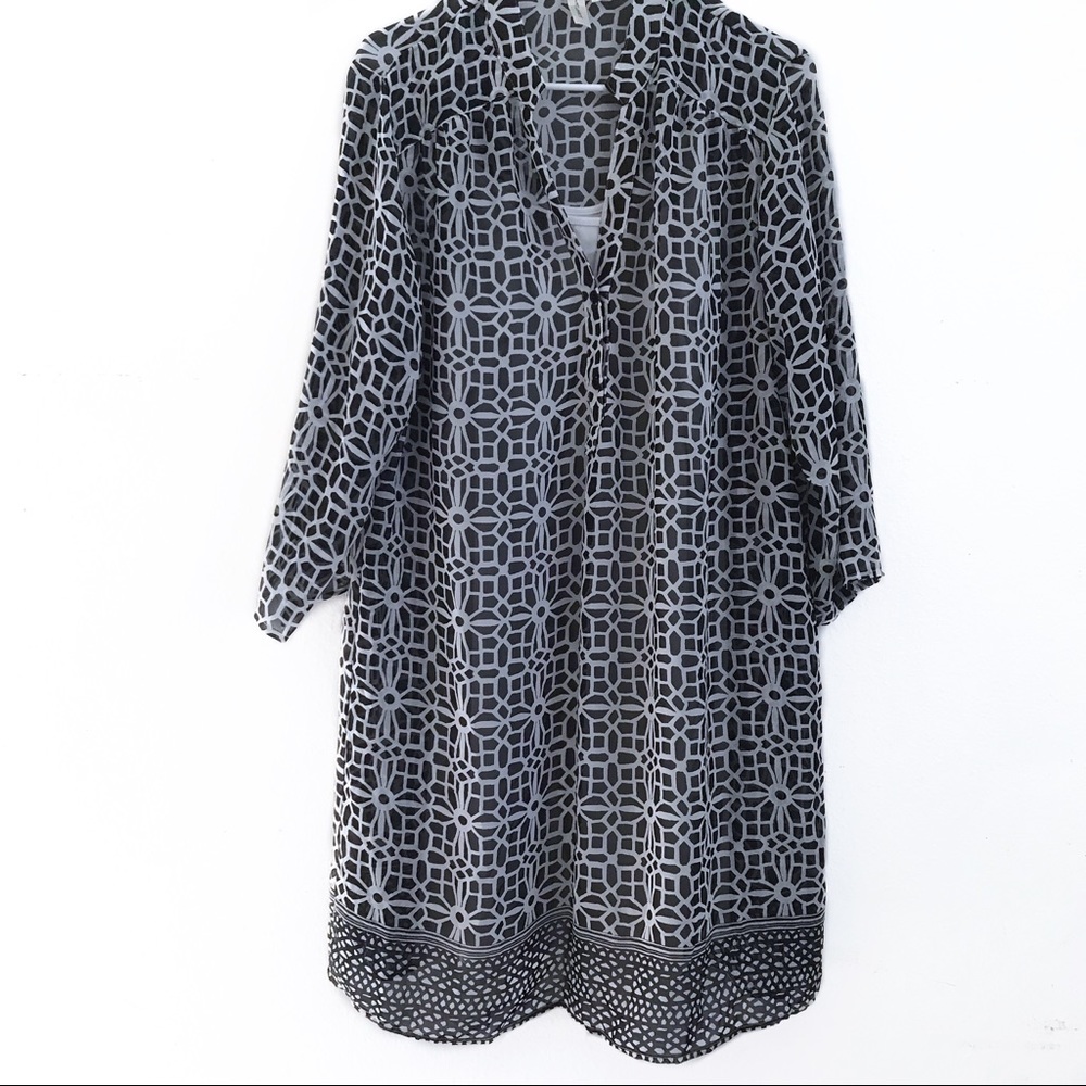 Tacera Women’s Patterned Dress Size XL